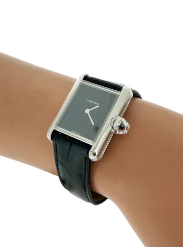 Cartier Tank De Must - Stainless Steel/Leather (UNWORN 2022 Box & Papers) Model: WSTA0072