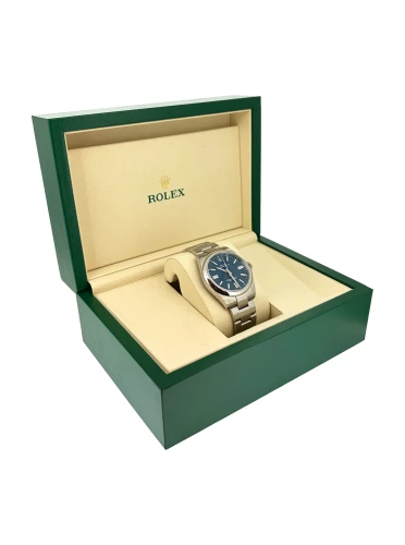 BRAND NEW Rolex 41mm Oyster Perpetual Med Blue (2026 Box & Papers) Stainless Steel Model:134300