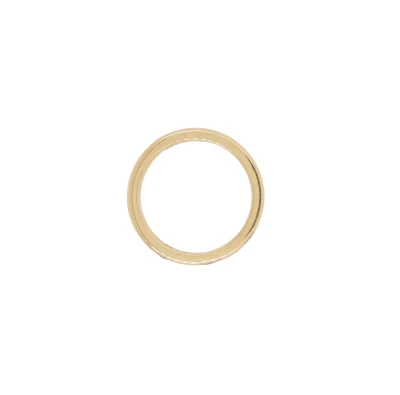 0.05ct Diamond & 18ct Gold 3mm Wedding Band 3.7g