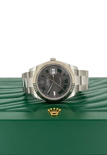 Rolex 41mm Datejust WIMBLEDON ( 2024 Box & Papers ) 18ct White Gold/Stainless Steel- Model: 126334