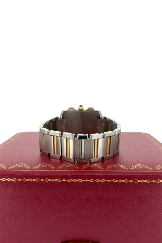 Cartier Tank Francaise Chronograph - 18ct Gold & Stainless Steel (1998 Box & Papers) Model: 2303