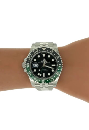 Rolex 40mm GMT Master 2 "Sprite" Stainless Steel 2023 Box & Papers Model: 126720VTNR