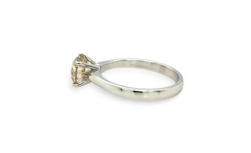 2.02ct Natural Diamond & 18ct White Gold Solitaire Ring 4.18g