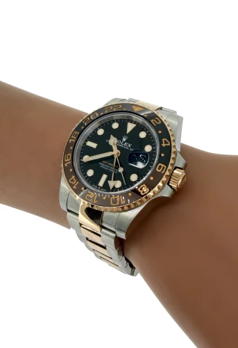 Rolex 40mm GMT Master 2 "Rootbeer" 18ct Rose Gold/Stainless Steel 2022 Box & Papers Model: 126711CHNR