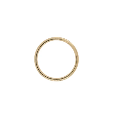 18ct Yellow Gold 2mm D Shape Wedding Band 2.9g