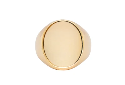 9ct Gold Signet Ring (19mm) 12.99g
