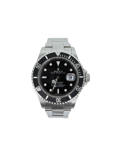 Rolex 40mm Submariner Date- Stainless Steel Year 1989 Model:16610