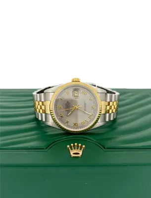 Rolex 36mm Datejust 18ct Gold & Stainless Steel (Year 1995) Model: 16233
