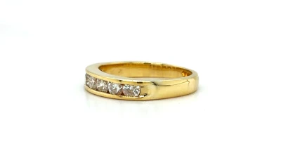 0.47ct Diamond & 18ct Gold Eternity/Wedding Band 2.5g