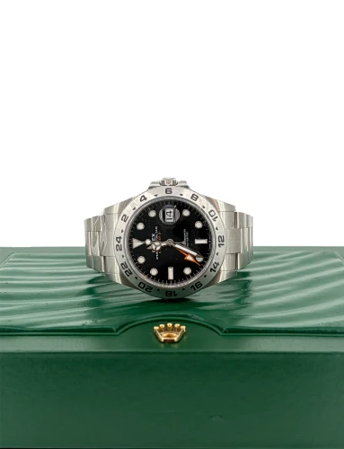 Rolex 42mm Explorer 2 (2022 Box & Papers) Stainless Steel Model:226570
