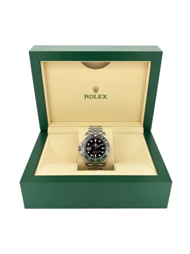 Rolex 40mm GMT Master 2 "Sprite" Stainless Steel 2023 Box & Papers Model: 126720VTNR