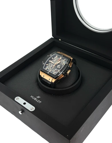 Hublot 45mm  " Spirit of Big Bang- 18ct Gold/Ceramic 2019 Box & Papers Model:601.OM.0183.LR