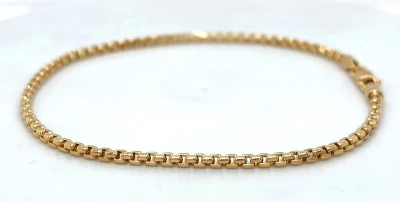 9ct Gold Spiga Bracelet 2.5mm 8 inch