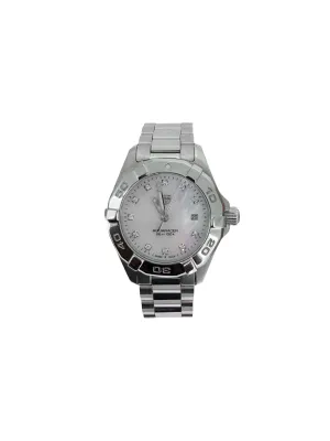 Ladies Tag Heuer AQUARACER (2022 Box & Papers) Diamond & Mother of Pearl - Stainless Steel