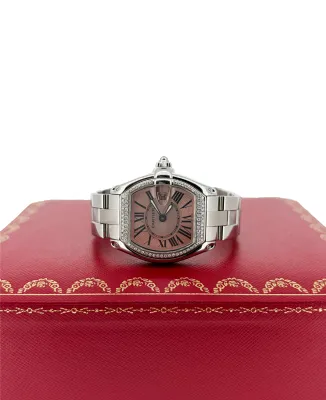 Cartier 31mm Roadster- Stainless Steel & Diamond ( Circa 2015) 2675