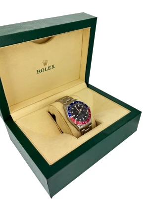 Rolex 40mm GMT Master "Pepsi" Stainless Steel Year 1966 - Model: 1675/0