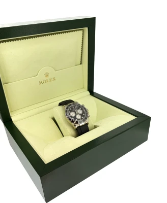 Rolex 40mm Daytona Cosmograph- Diamond Dial - 18ct White Gold & Oyster Flex Strap (2023 Box & Papers) Model: 126519LN