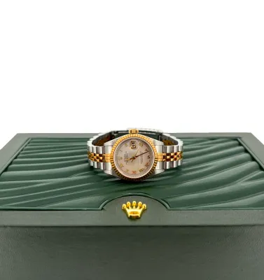 Rolex 26mm Datejust 18ct Gold & Stainless Steel Diamond 1998 Box/Papers