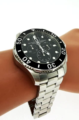 Tag Heuer 43mm Aquaracer Chonograph Grand- Stainless Steel - 2015 Box & Papers Model: CAN1010