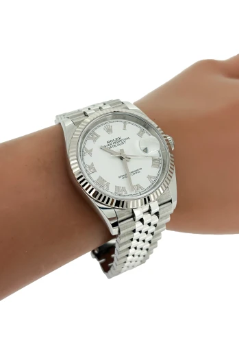 Rolex 36mm Datejust -18ct White Gold & Stainless Steel ( 2023 Box & Papers ) Model: 126234