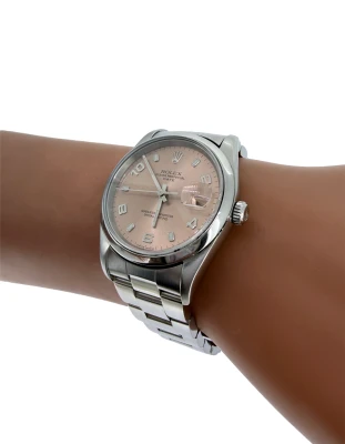 Rolex 34mm Oyster Date- Stainless Steel Year 2007 Model: 15200