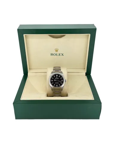 Rolex 39mm Explorer Stainless Steel 2019 Box & Papers Model: 214270
