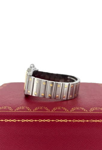 Cartier 29mm Santos Galbee - 18ct Gold & Stainless (Steel Circa 2010) Model: 1566