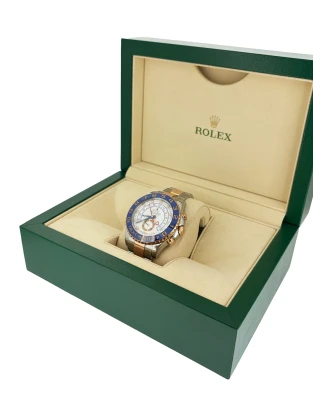 Rolex 44mm Yachtmaster 2 (2013 Box & Papers) 18ct Rose Gold & Stainless Steel