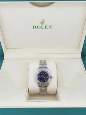 Rolex 25mm Oyster Perpetual - Stainless Steel 2007 Box & Papers Model: 76080