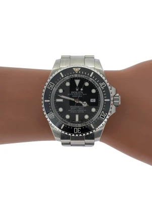 Rolex 44mm Sea Dweller DEEPSEA -Stainless Steel 2014 Box & Papers Model: 116660
