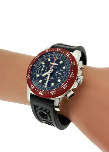 Breitling 44mm Skyracer Chronomat (Circa 2013) Stainless/Rubber Model: A27364