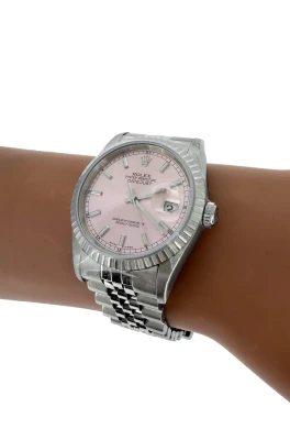 Rolex 36mm Datejust Stainless Steel 1991 Box & papers Model 16220