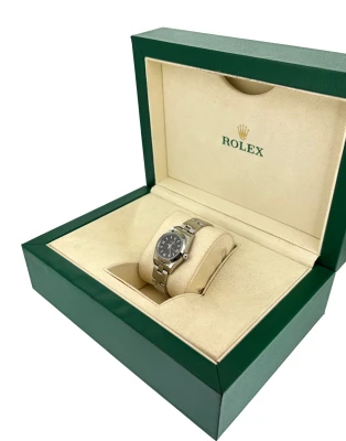 Rolex 25mm Oyster Perpetual - Stainless Steel 2007 Box & Papers Model: 76080