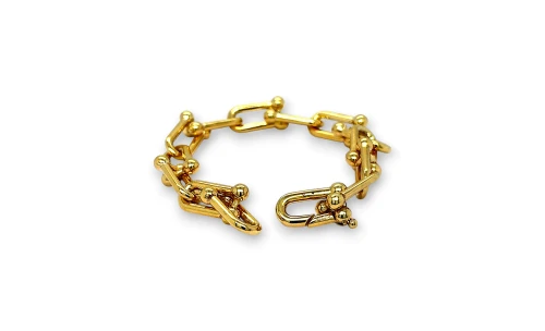 Solid 9ct Gold 11.00mm Fancy Link Bracelet-7.5Inch 12.97g
