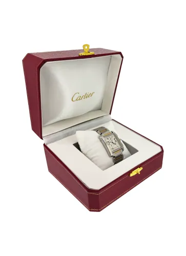 Cartier Tank Francaise Chronograph - 18ct Gold & Stainless Steel (1998 Box & Papers) Model: 2303