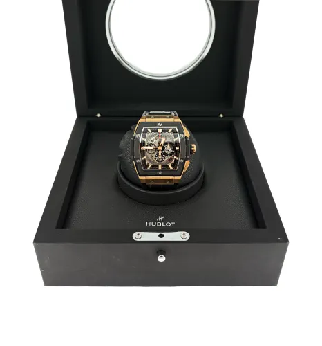 Hublot 45mm  " Spirit of Big Bang- 18ct Gold/Ceramic 2019 Box & Papers Model:601.OM.0183.LR