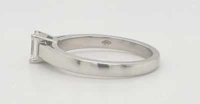 0.40ct Diamond & Platinum Solitaire Ring 5.0g Size L1/2