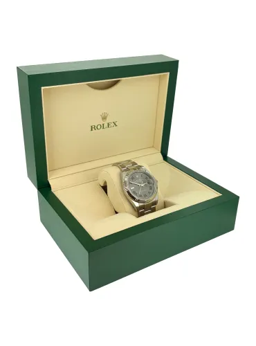 Rolex 41mm Datejust WIMBLEDON ( 2024 Box & Papers ) 18ct White Gold/Stainless Steel- Model: 126334