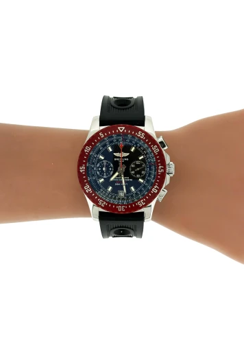 Breitling 44mm Skyracer Chronomat (Circa 2013) Stainless/Rubber Model: A27364