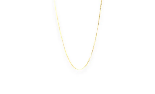 9ct Gold 0.85mm Traditional Curb Chain 18 Inch