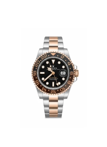 Rolex 40mm GMT Master 2 "Rootbeer" 18ct Rose Gold/Stainless Steel 2022 Box & Papers Model: 126711CHNR