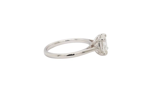 2.00ct Lab Grown Diamond & Platinum Solitaire Ring 4.4g