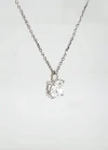 0.75ct Lab Grown Diamond & 9ct White Gold Solitaire Pendant 16/18 Inch