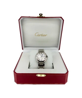 Cartier 36mm Balon Blue (2015 Box & Papers) Stainless Steel £3150