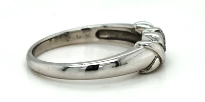 0.44ct Diamond & 18ct White Gold Dress/Solitaire Ring 4.4g