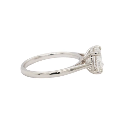 2.00ct Lab Grown Diamond & Platinum Solitaire Ring 4.4g