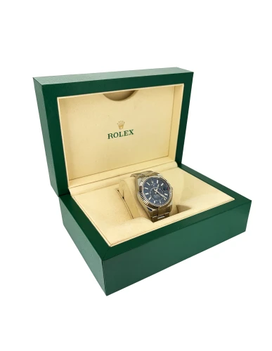 Rolex 43mm Skydweller (Blue Dial) 18ct White Gold/Stainless Steel 2022 Box & Papers Model:126934