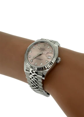 Rolex 31mm Datejust DIAMOND 18ct White Gold & Stainless Steel 2024 Box & Papers