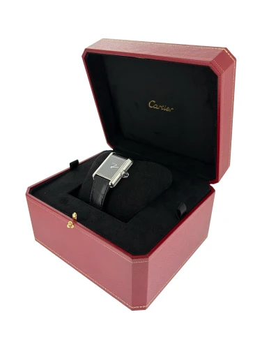 Cartier Tank De Must - Stainless Steel/Leather (UNWORN 2022 Box & Papers) Model: WSTA0072