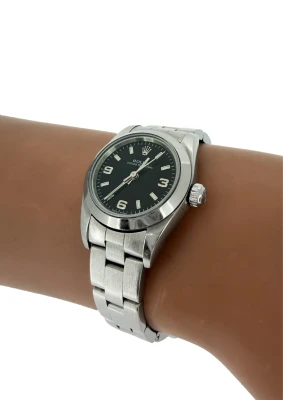 Rolex 25mm Oyster Perpetual - Stainless Steel 2007 Box & Papers Model: 76080